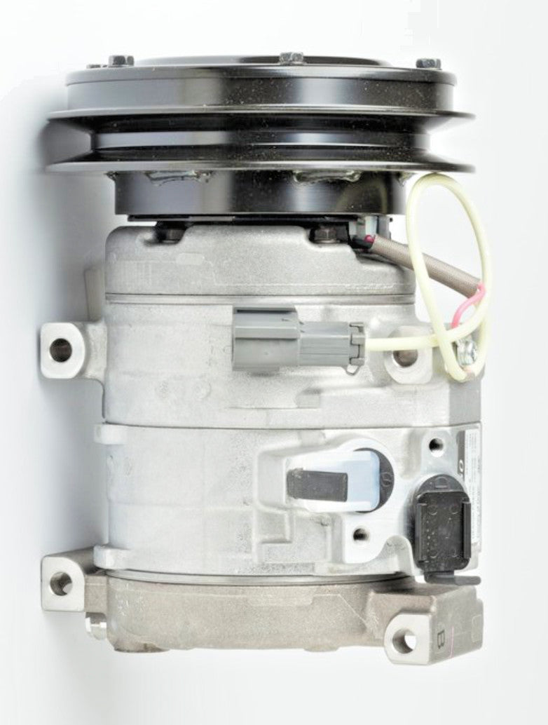 Compressore A/C Komatsu Hitachi 20Y-979-6121 20Y-810-1260 PC200-7 ZX210-3 R134a - foto 4
