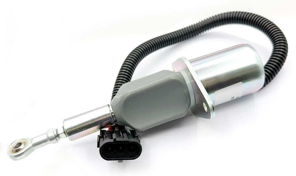 Solenoide arresto motore per escavatori Fiat-Hitachi Fiat-Kobelco Shut off 24v