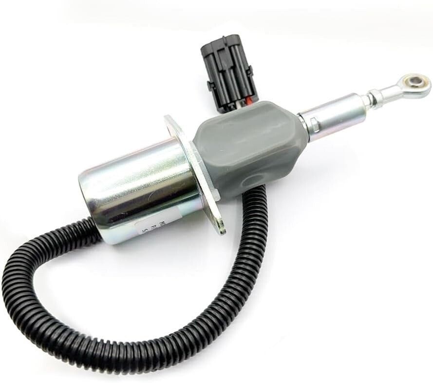 Solenoide arresto motore per escavatori Fiat-Hitachi Fiat-Kobelco Shut off 24v