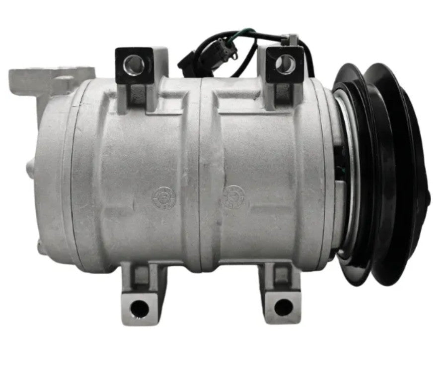 Compressore A/C Hitachi John Deere ZX210-3 ZX140W-3 ZX145W-3 4719131 4621589 24V R134a - foto 5