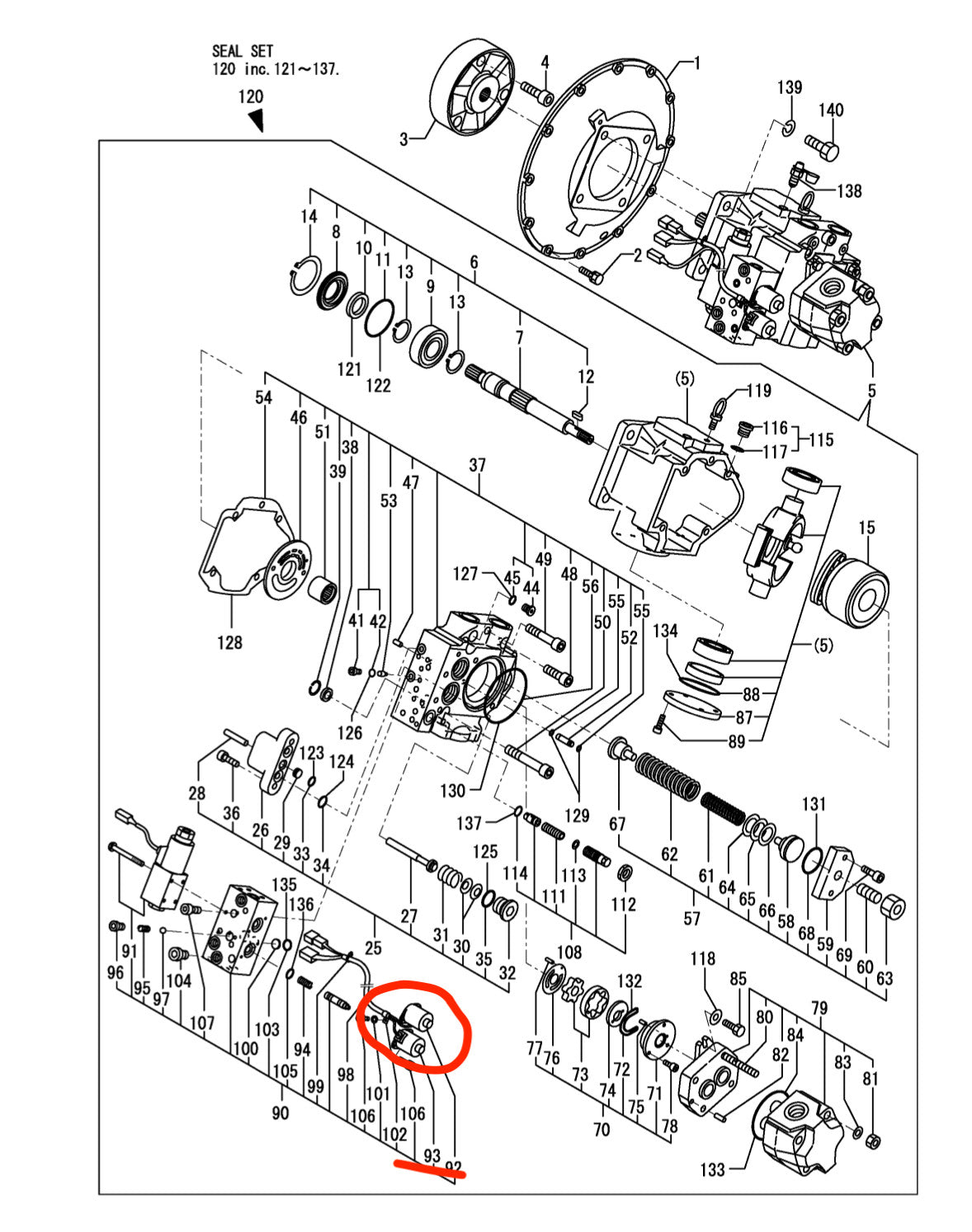 Elettrovalvola 172456-73590 172456-73580 Yanmar Uchida Rexroth Coil Fit AP2D36
