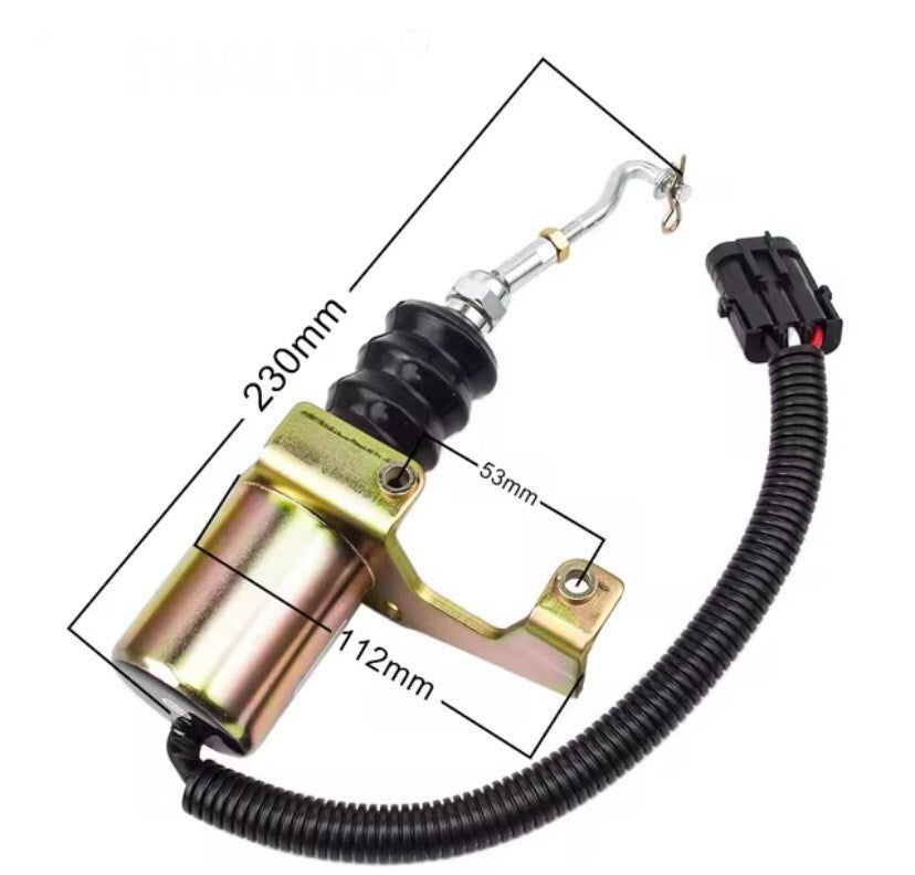 Solenoide arresto spegni motore Bosch RSV Deutz Cummins 3974947 3900107