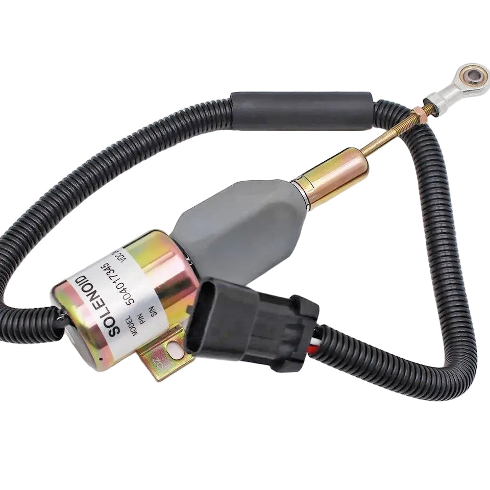 Solenoide arresto spegni motore New Holland Kobelco 504017345 6904990